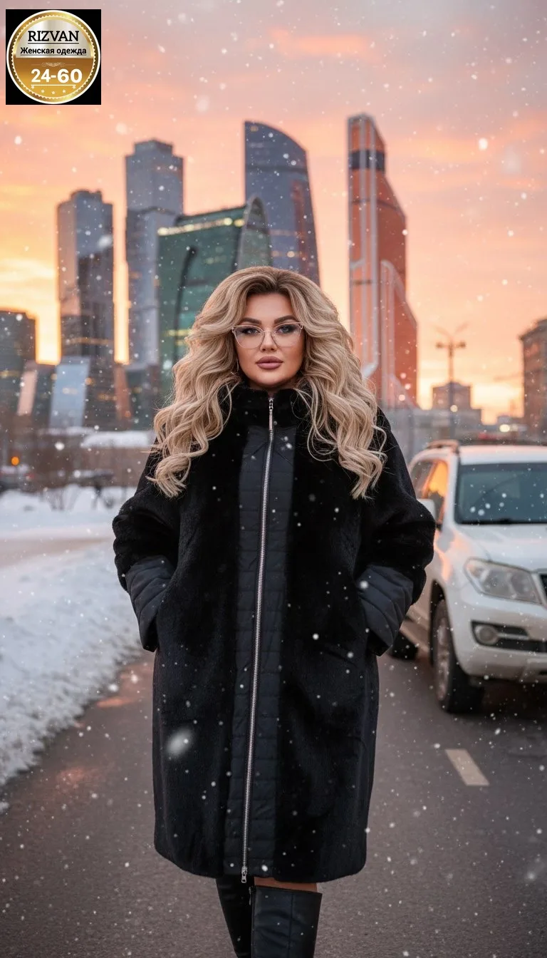 Шуба свободного кроя — фото 1