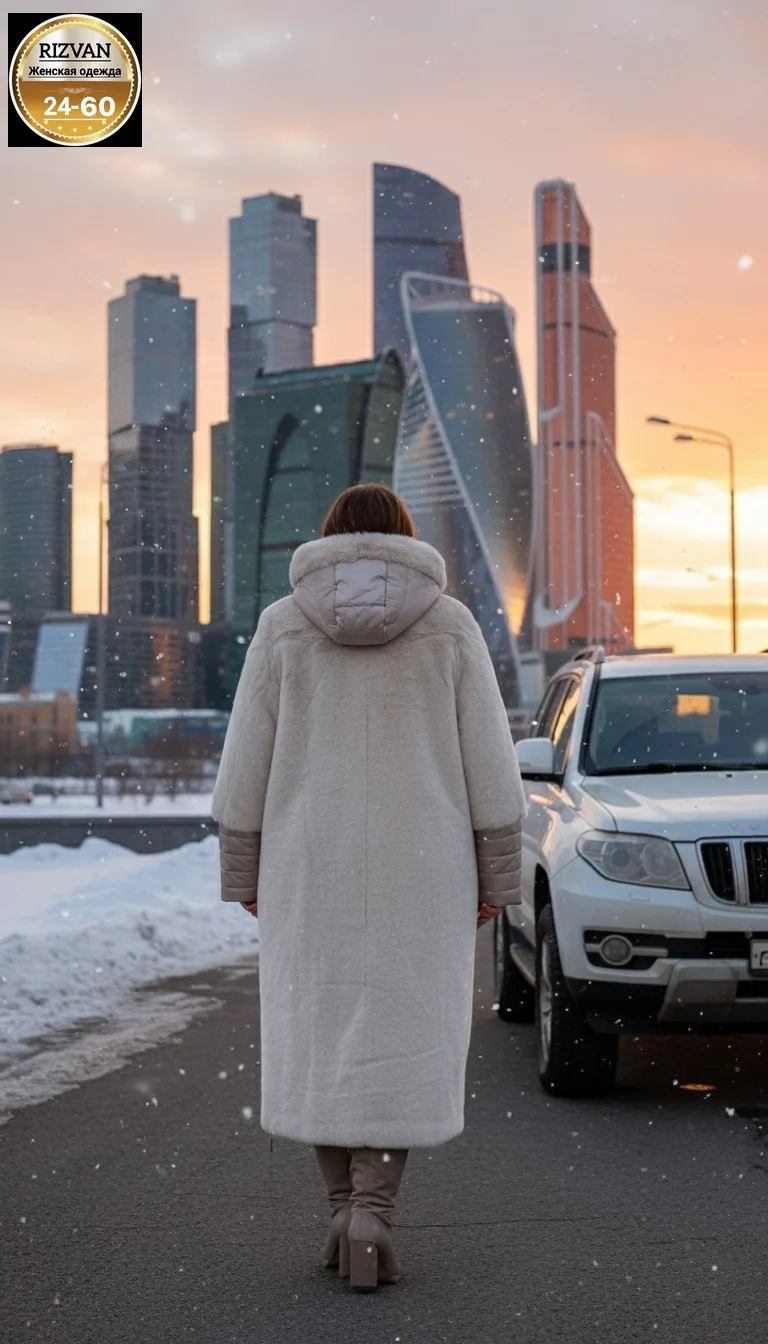 Шуба свободного кроя — фото 3