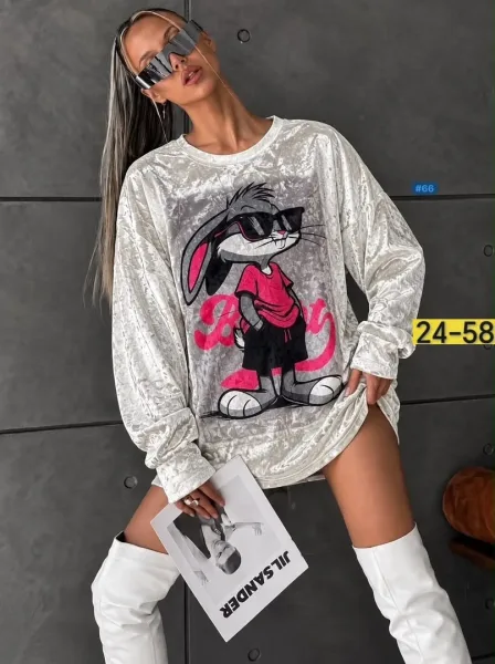 Тёплая кофта из качественного велюра — фото 15