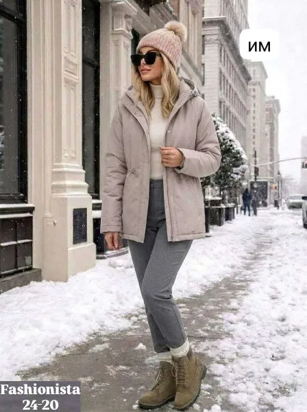Женская куртка из ткани — фото 16