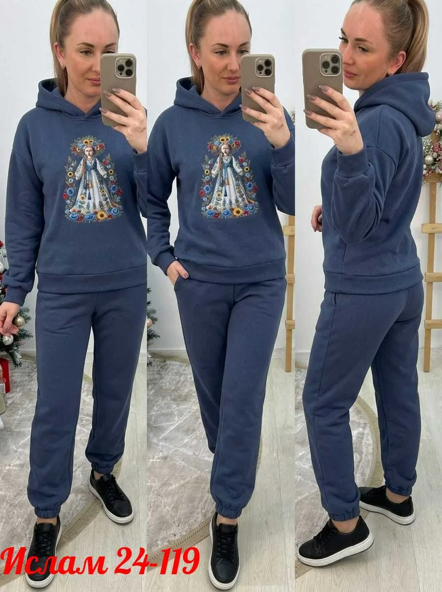Костюм двойка из двунитки на флисе Двунитка на флисе — фото 3