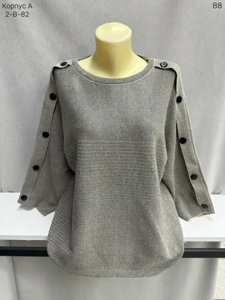 Свитер из смесового материала (65 хлопок 65 COTTON, 35 POLYESTER — фото 4