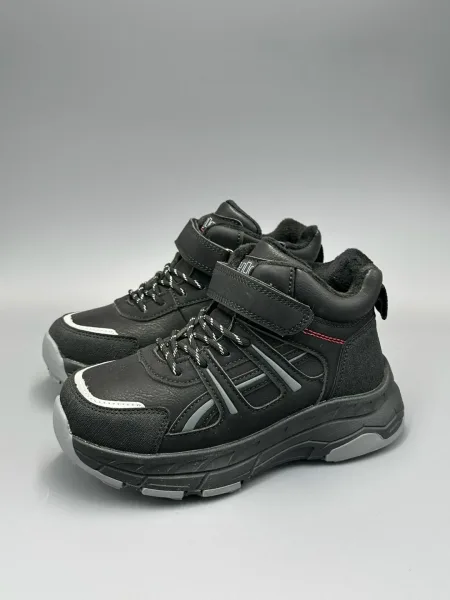 Ботинки для осени, эко-кожа, с меховым внутренним покрытием — фото 8