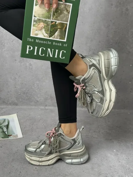 Кроссовки из эко-кожи — фото 2