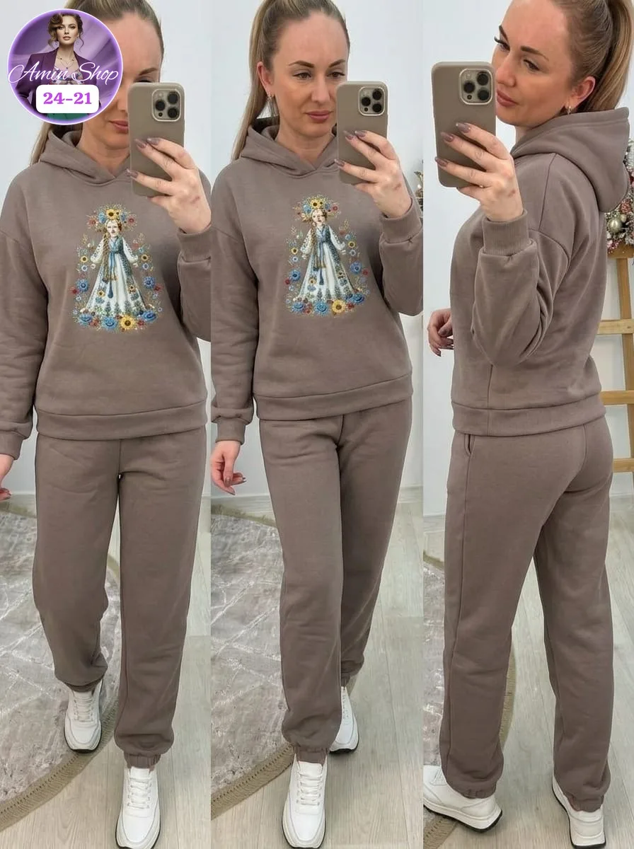 Костюм двойка из двунитки на флисе Двунитка на флисе — фото 3