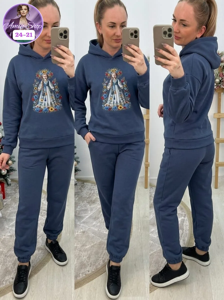 Костюм двойка из двунитки на флисе Двунитка на флисе — фото 5