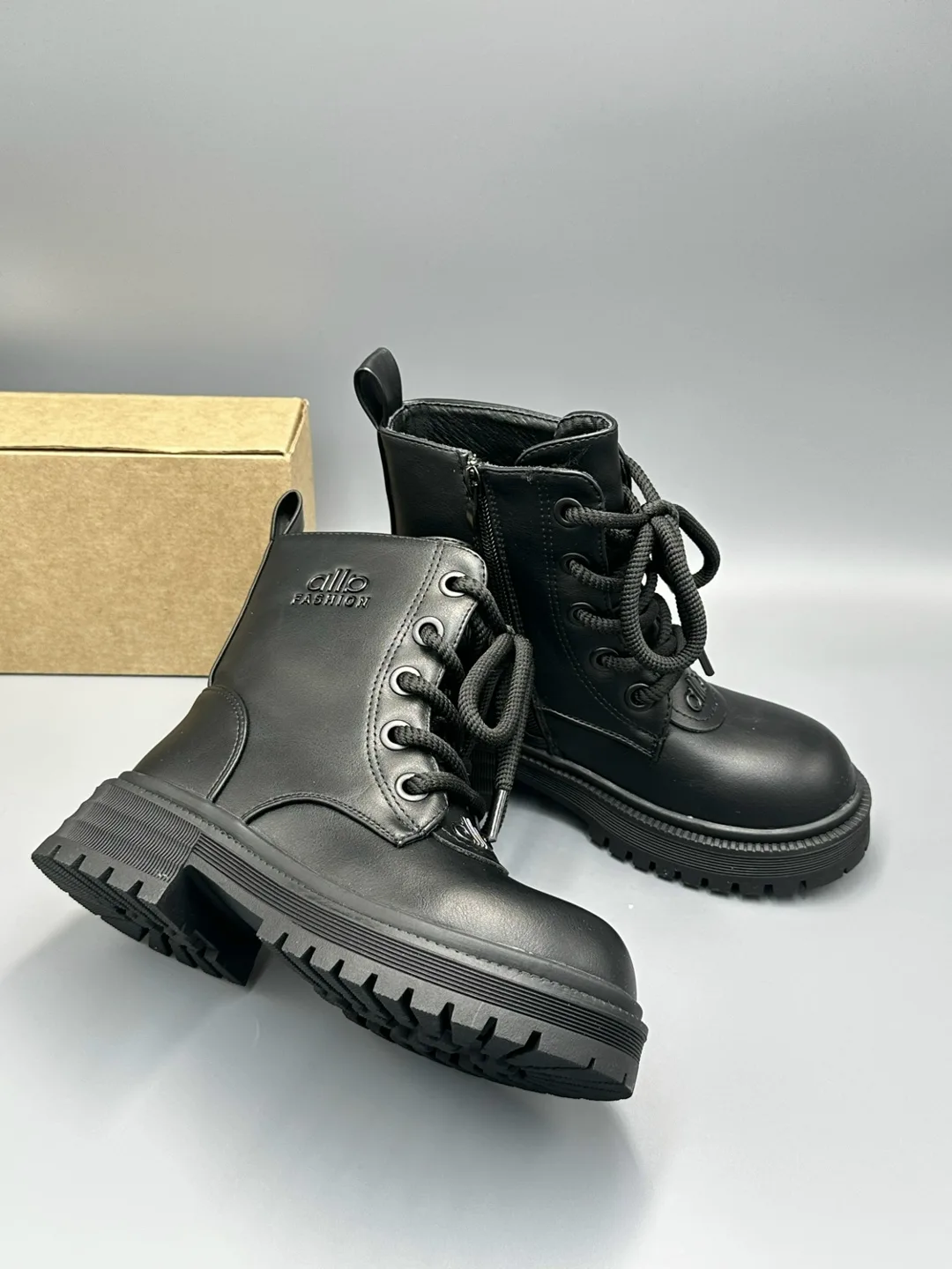 Ботинки женские из эко-кожи — фото 3