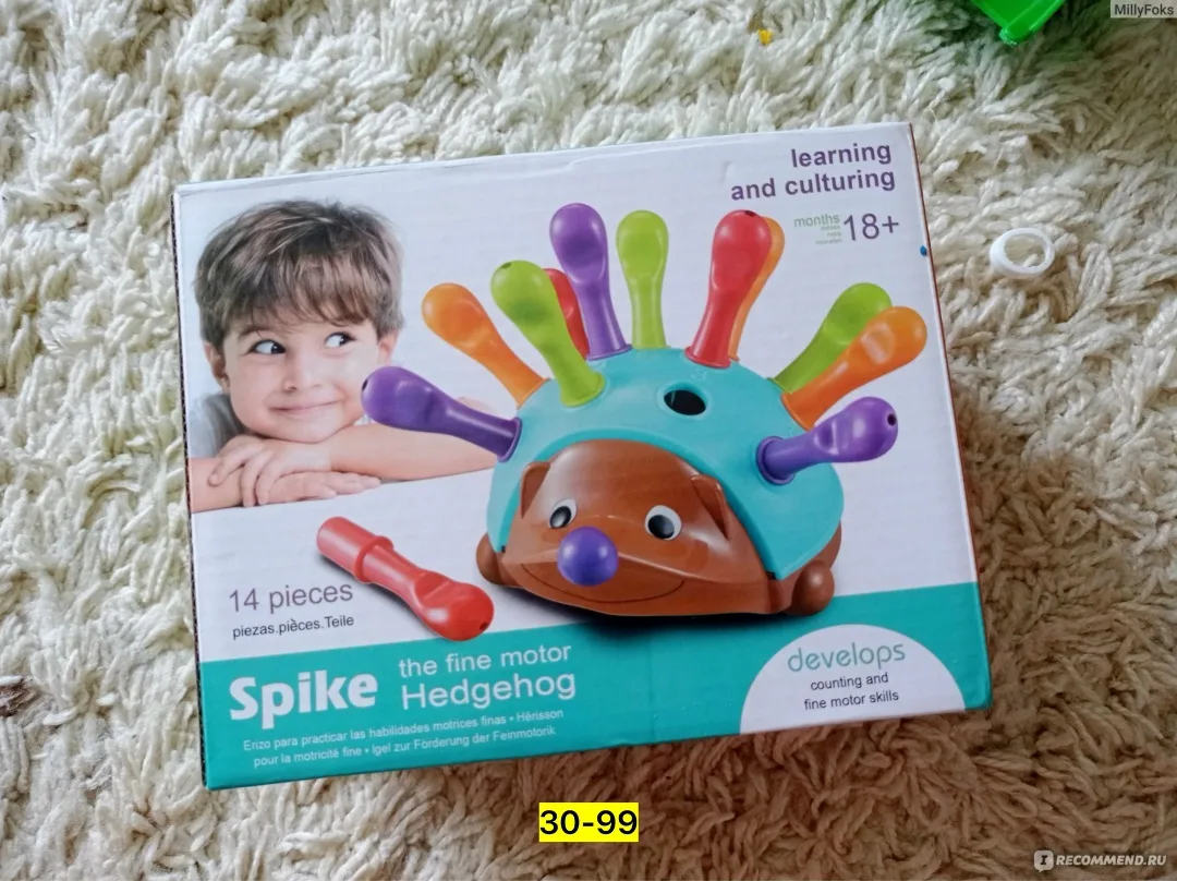 Игрушка-конструктор ежик для детей — фото 4