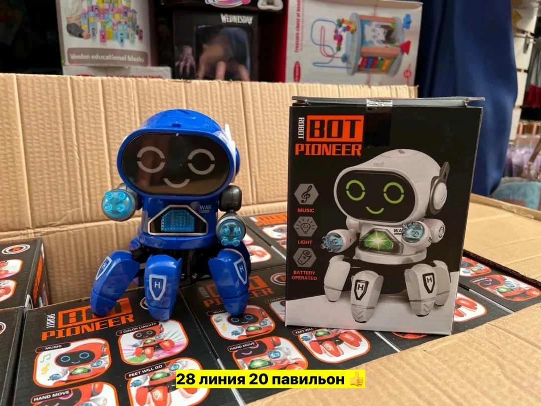 Интерактивная музыкальная игрушка в виде паука — фото 1