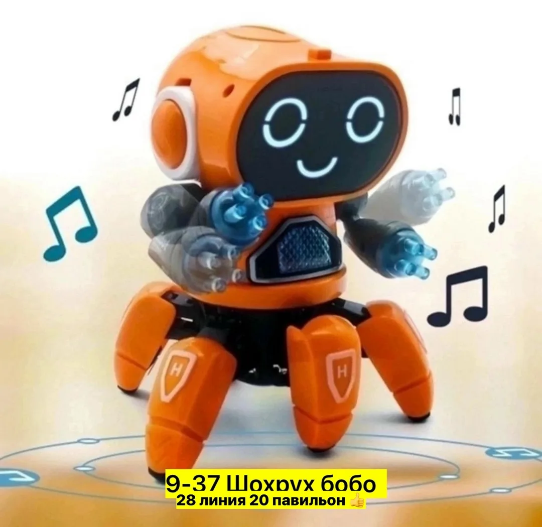 Интерактивная музыкальная игрушка в виде паука — фото 2