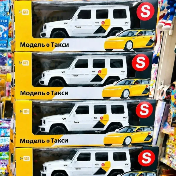 Игрушечный автомобиль на пульте управления в виде такси — фото 26