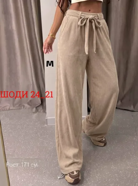Женские брюкки фабричного качества из мягкой тянущейся ткани лапша — фото 4