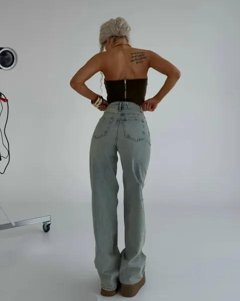 Джинсы стрейч Хлопок/Стрейч тянутся — фото 3