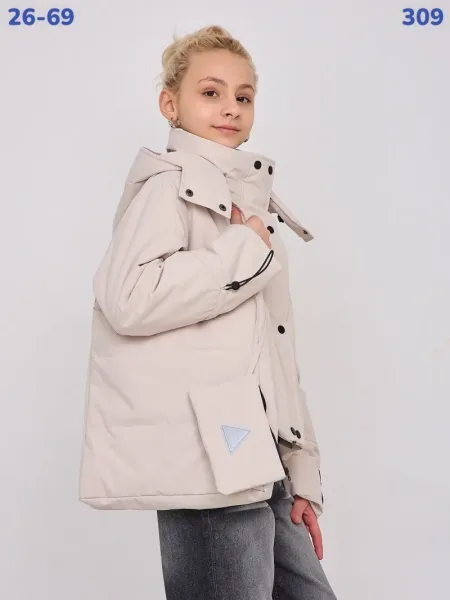 Куртка мембранная Бежевый — фото 4