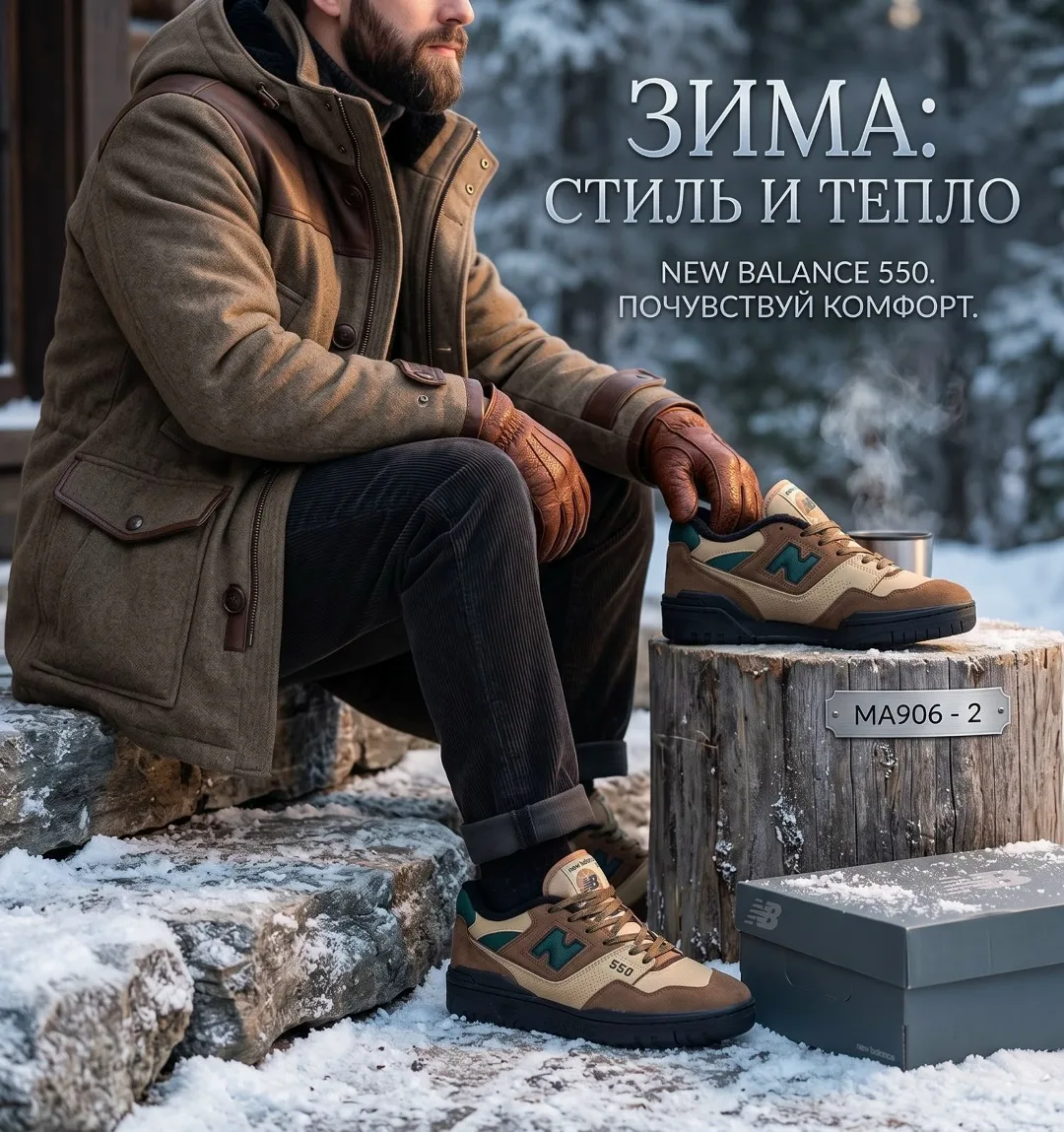 Кроссовки ЗИМА ШЕРСТЬ — фото 5