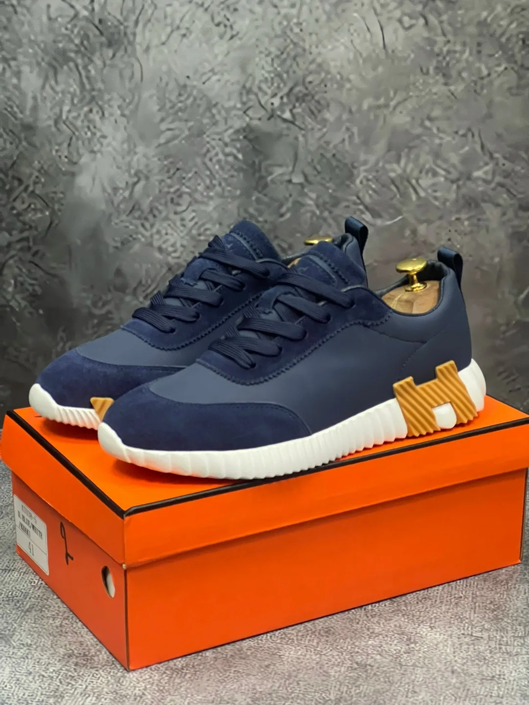 Мужские кроссовки Hermes — фото 2