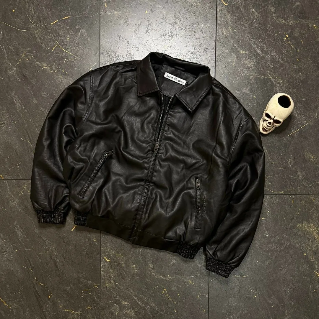 Кожаная куртка Acne Studios — фото 1