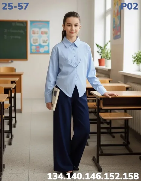 Рубашка, хлопок — фото 1