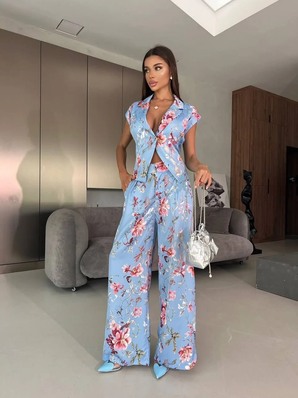 Шелковый костюм к лету — фото 2