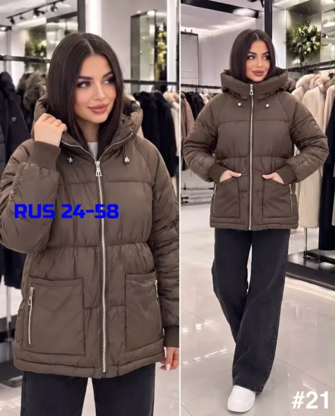Тёплая женская куртка из синтепона — фото 4