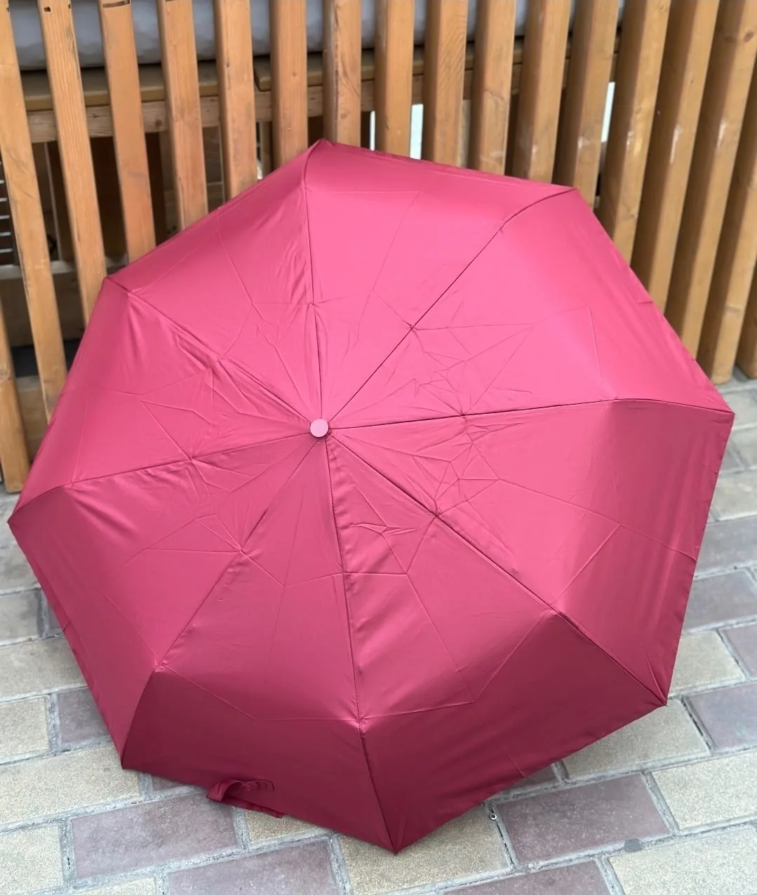 Зонты автомат женский Три сложения хорошего качества — фото 1