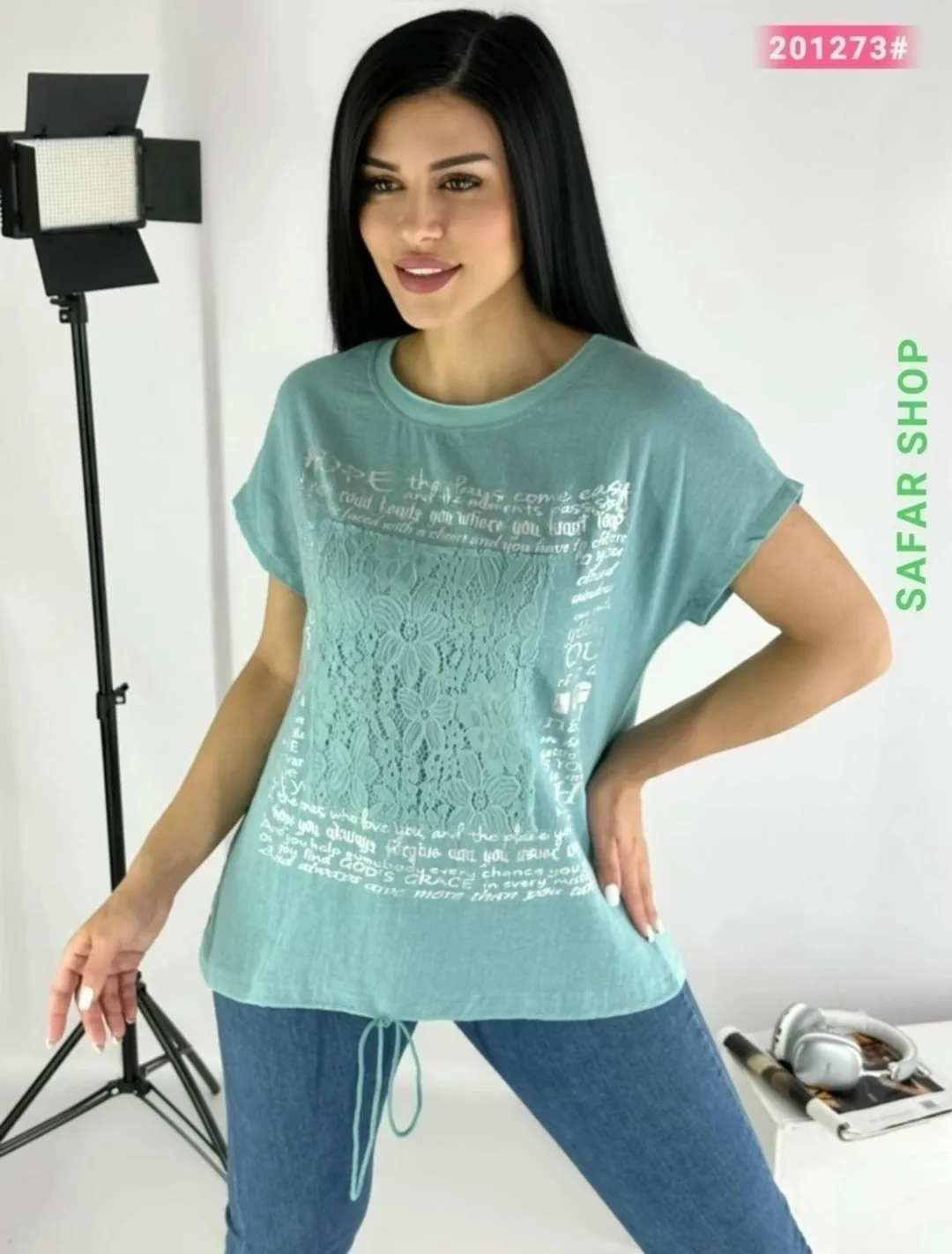 Футболка из натурального льна с добавлением хлопка — фото 5
