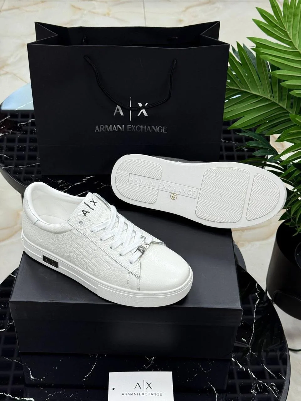 ARMANI EXCHANGE мужские туфли из натуральной кожи — фото 3