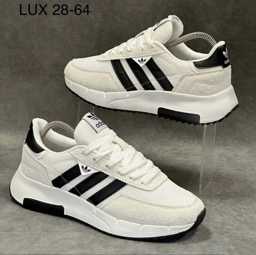 Adidas мужские кеды из натуральной замши — фото 1