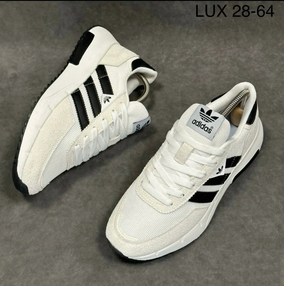 Adidas мужские кеды из натуральной замши — фото 2