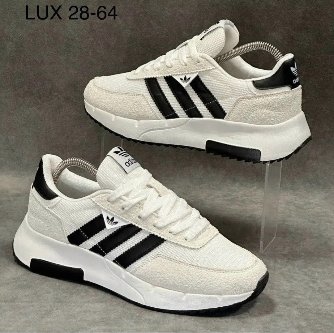 Adidas мужские кеды из натуральной замши — фото 5