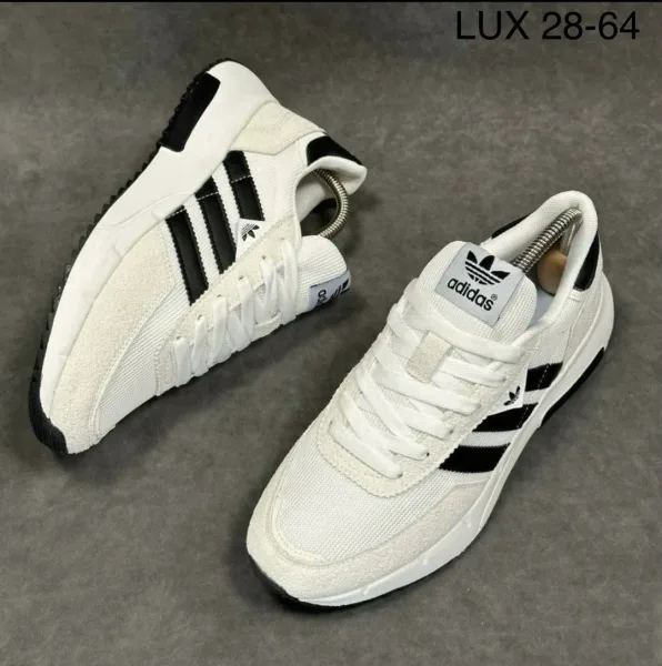 Adidas мужские кеды из натуральной замши — фото 14
