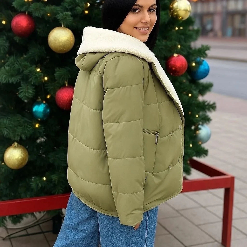 Сезон весна осень куртка с капюшон на разные света — фото 5