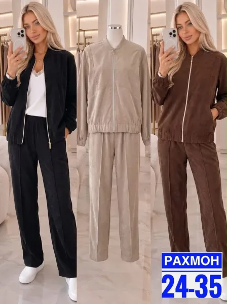 Костюм двойка из вельвета — фото 3