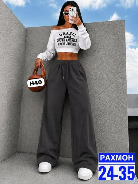 Брюки Фабричный штаны, двухнитка — фото 1