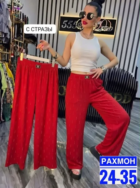 Брюки Лёгкие модные штаны, сингапур — фото 5