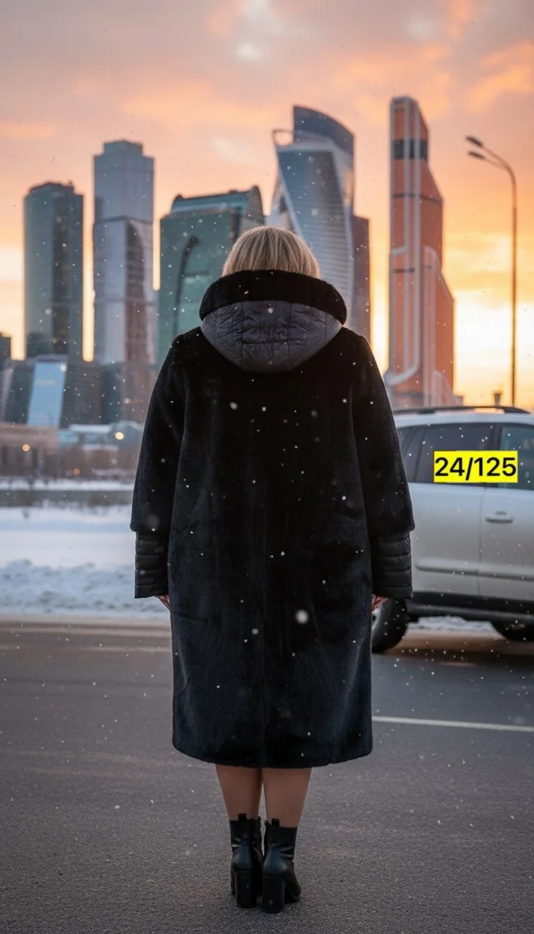 Шуба свободного кроя — фото 2