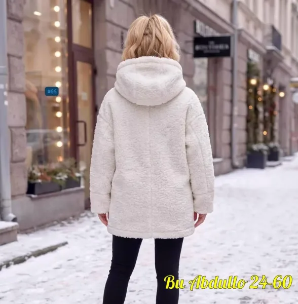 Пальто из ткани Барашка — фото 4