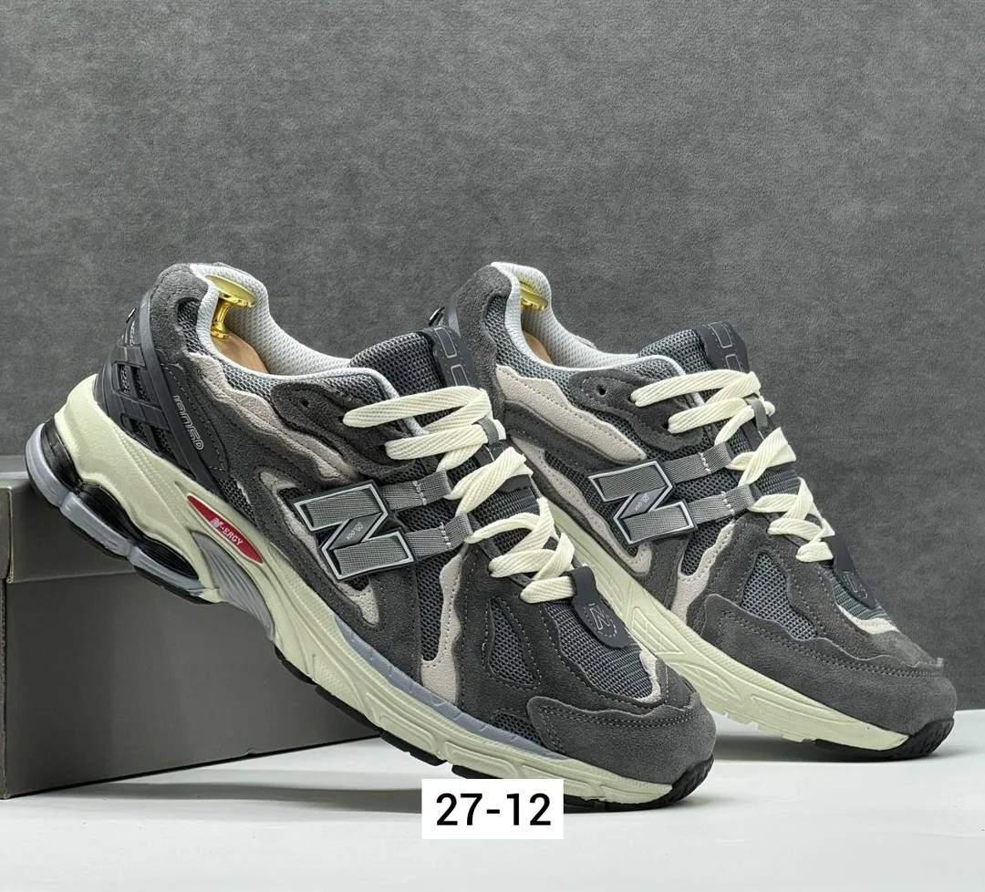 Мужские кроссовки из замши — фото 9