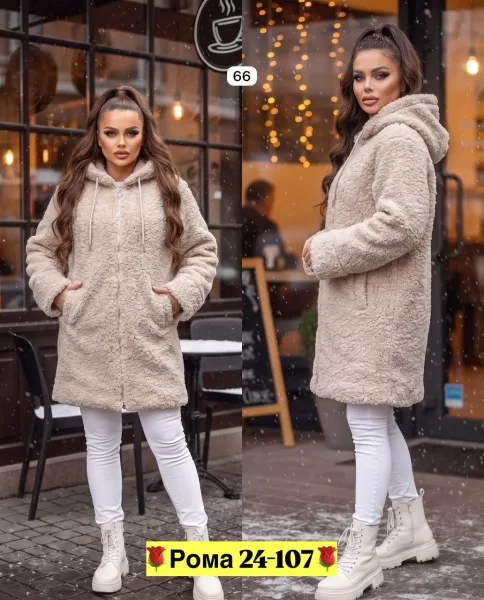 Пальто из ткани Барашка — фото 5
