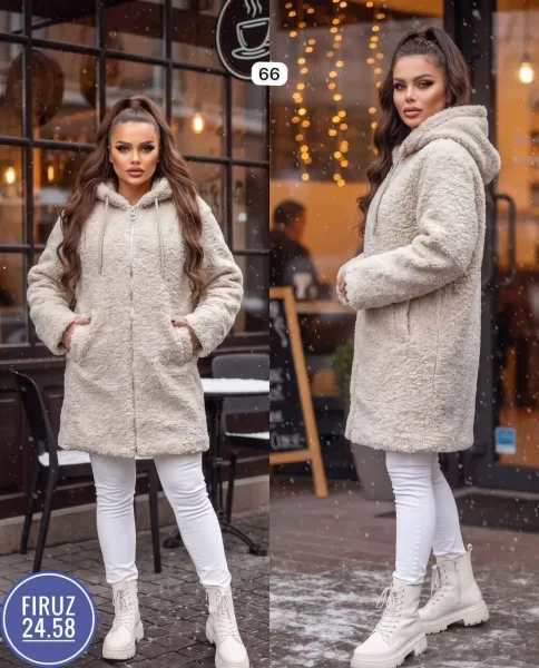 Пальто из ткани Барашка — фото 5