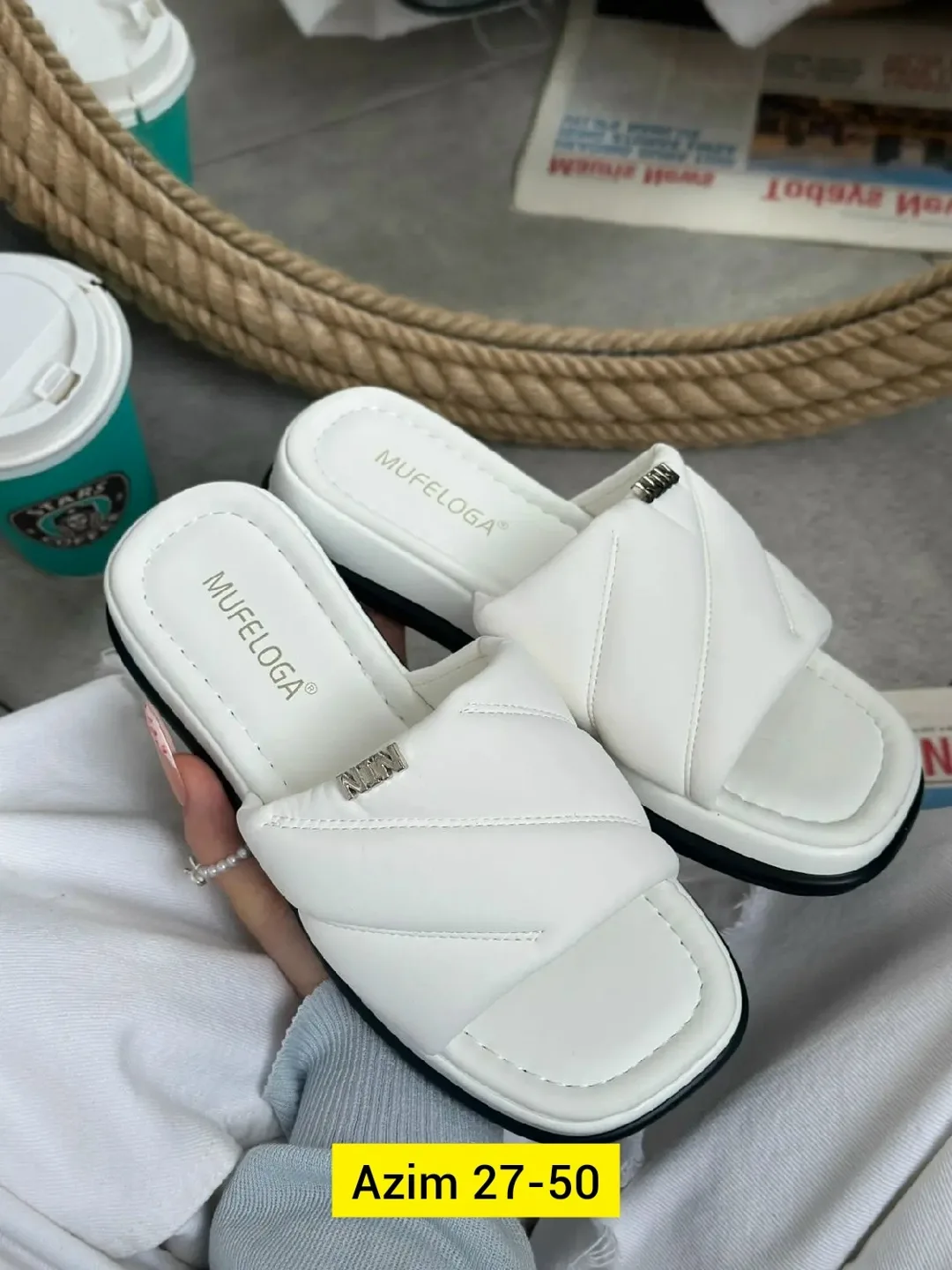 Тапки из эко-кожи — фото 4