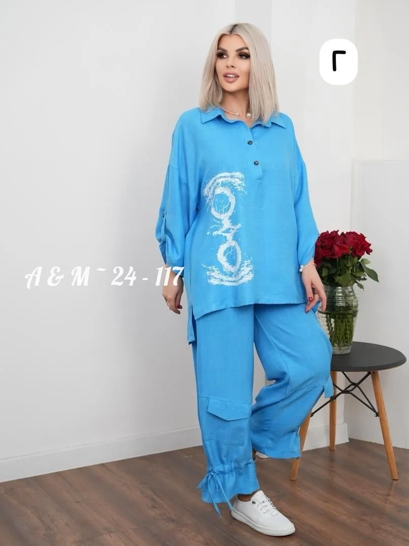 Костюм из льна — фото 2