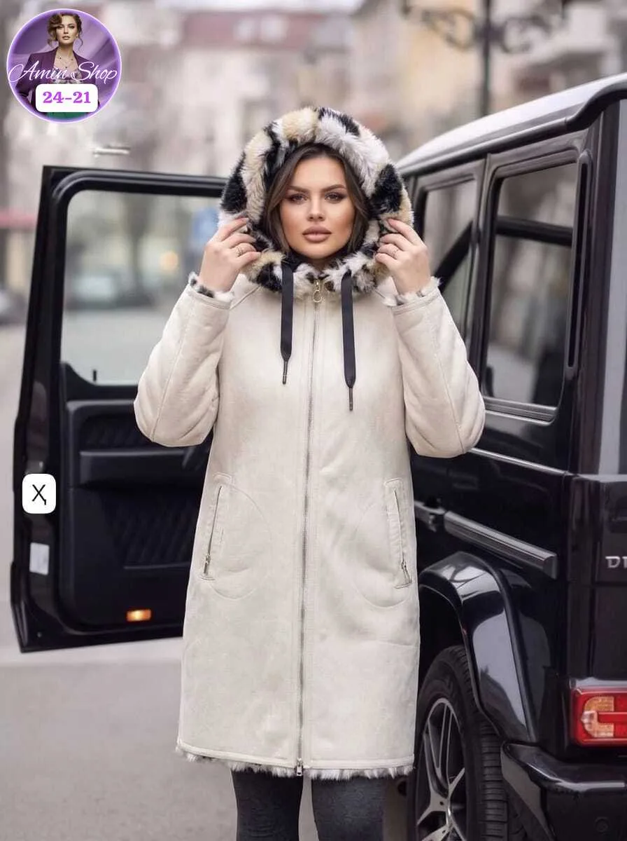 Куртка Искусственный мех, замша — фото 2