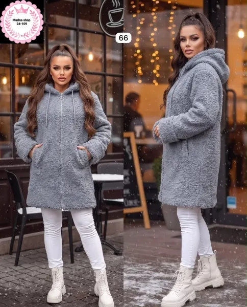 Пальто из ткани Барашка — фото 6