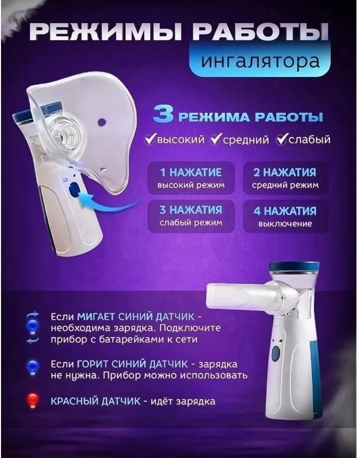 Ингалятор паровой для дыхательных путей — фото 5