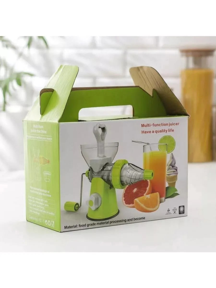 Соковыжималка механическая Fresh, цвет зелёный — фото 1