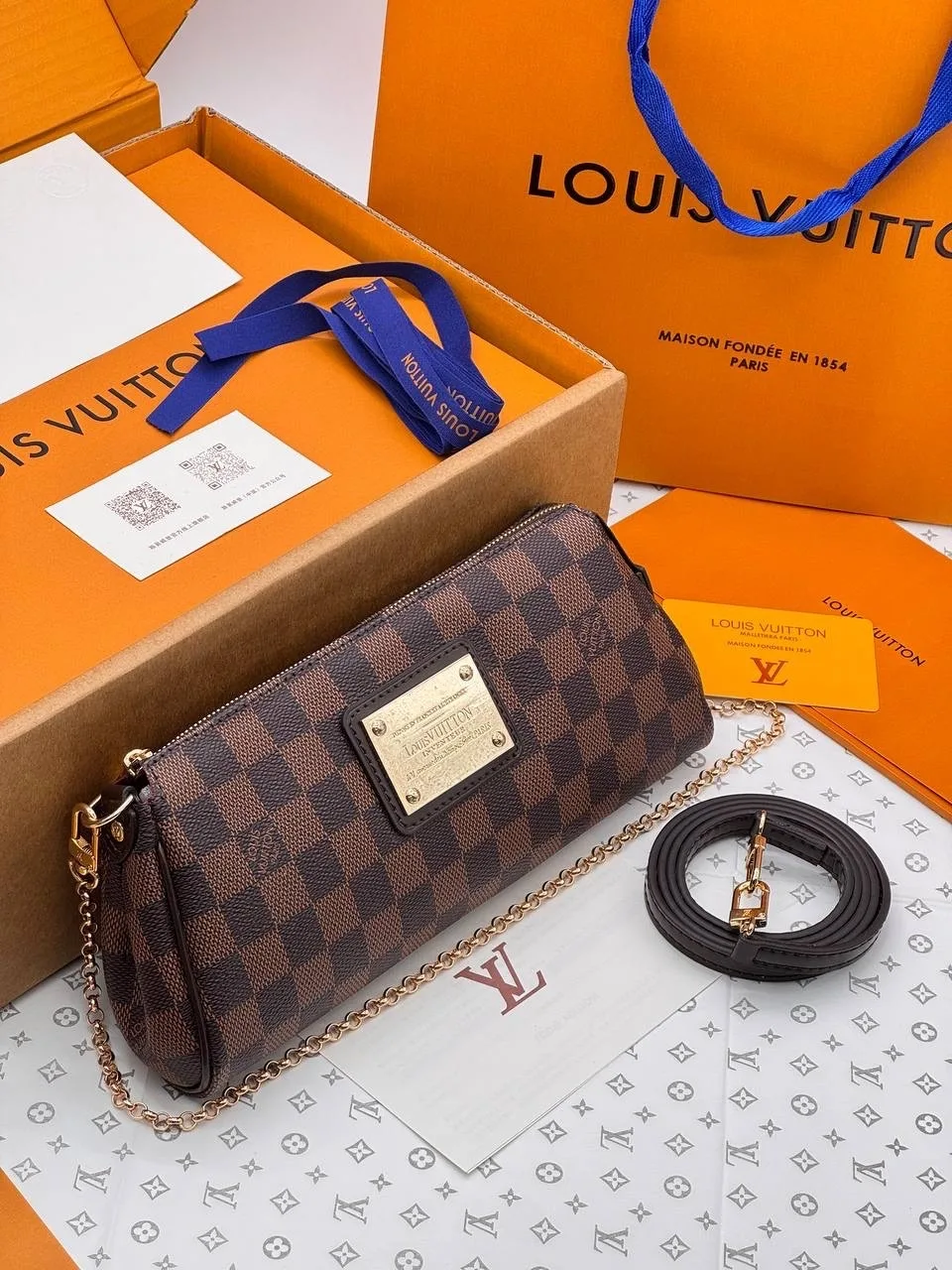 Сумка Louis Vuitton Eva Clutch — фото 2