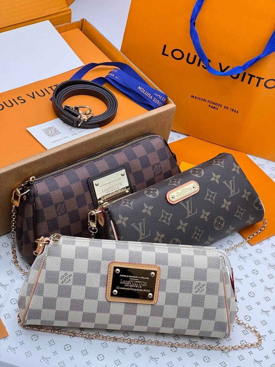Сумка Louis Vuitton Eva Clutch — фото 4
