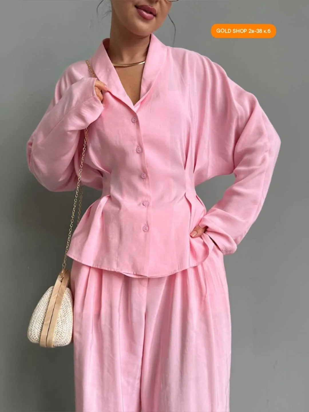 Linen Chic костюм Premium Зелёный — фото 3
