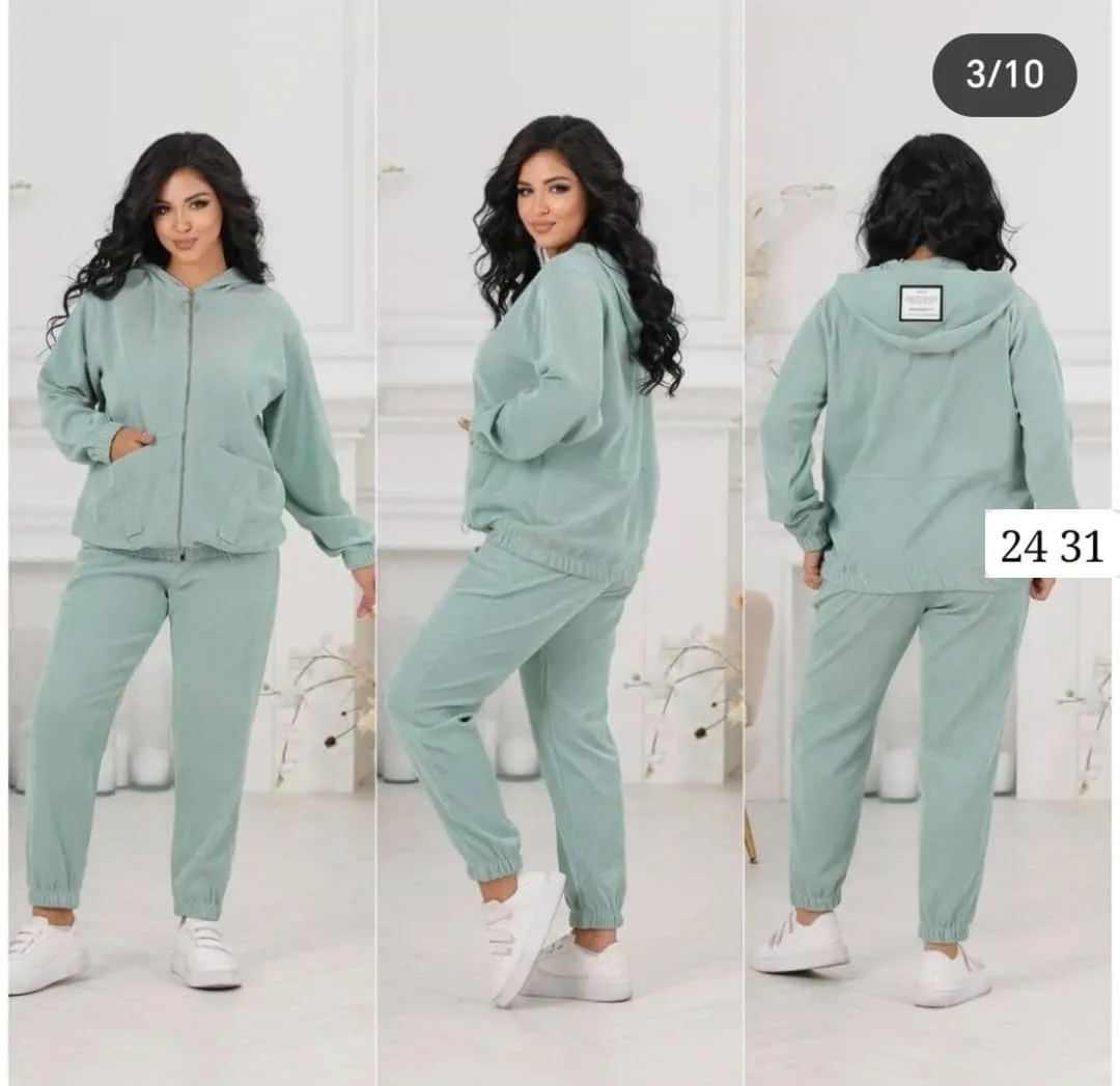 Новое поступление Костюм двойка Ткань вельвет — фото 2